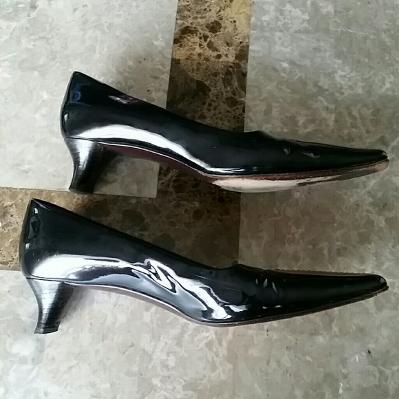 Prada Square Toe Heels Sz 39 - Picture 8 of 8